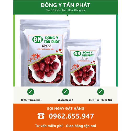 Đặt mua táo đỏ khô giao hàng toàn quốc từ Biên Hòa Đồng Nai