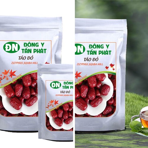 Táo đỏ khô đóng gói tại Biên Hòa Đồng Nai