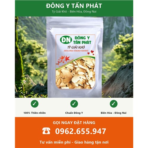 Đặt mua tỳ giải khô giao hàng toàn quốc từ Biên Hòa Đồng Nai